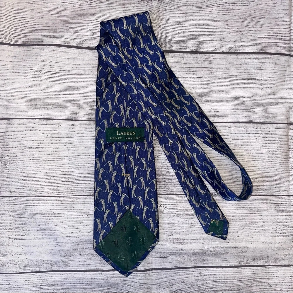 Lauren Ralph Lauren Blue Golf Tie